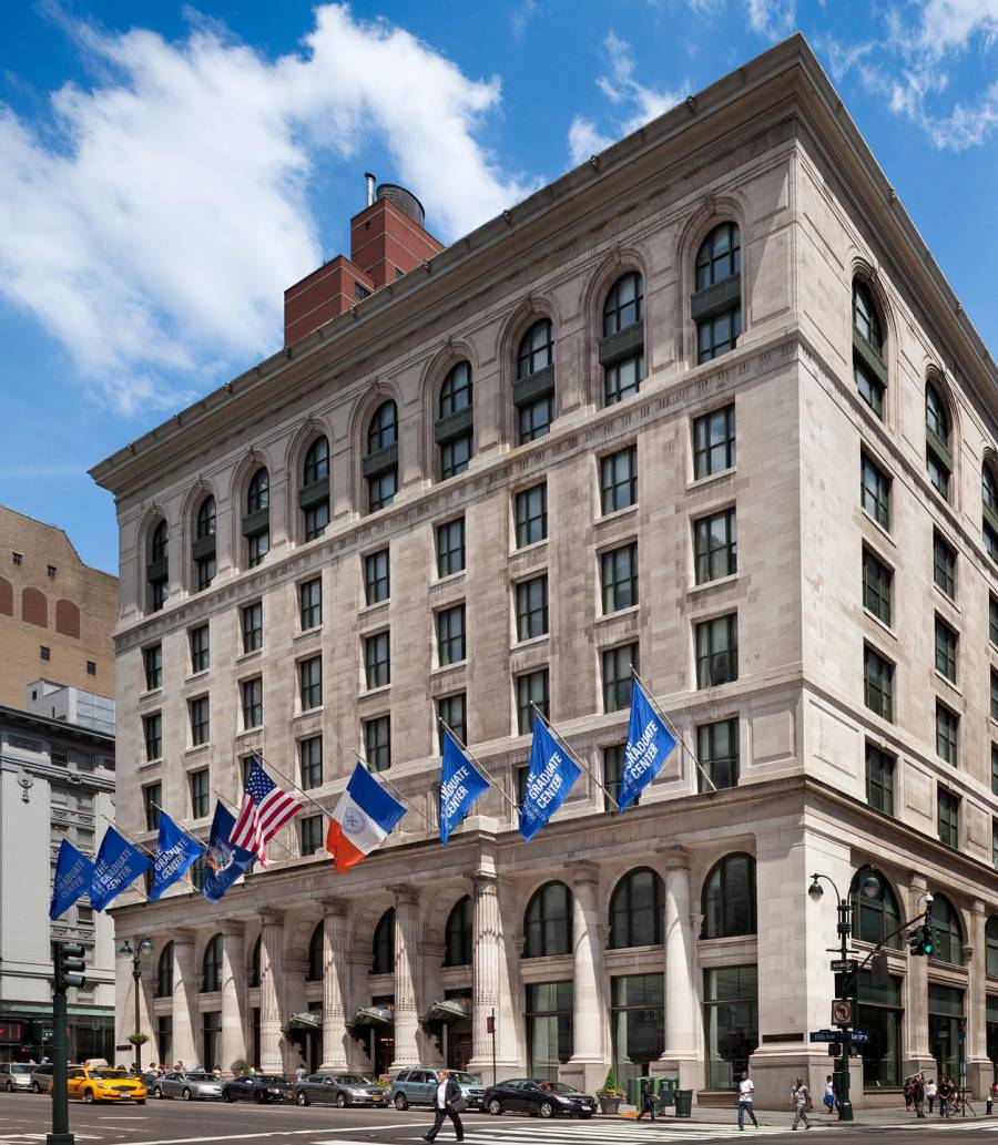 The outside of the majestic building that is home to the CUNY Graduate Center.