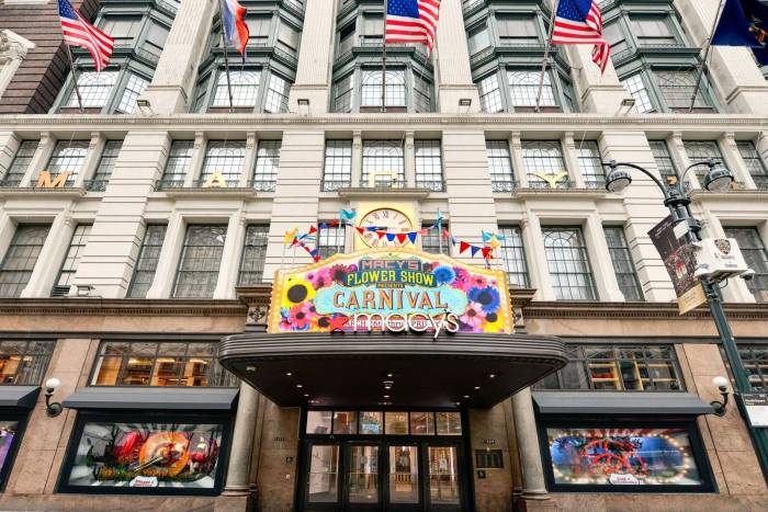 The world's largest department store in Herald Square New York City.