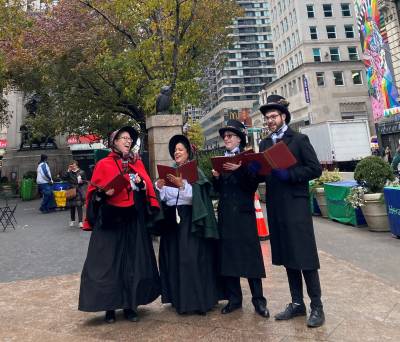 Midtown Music Carolers in 34th Street District